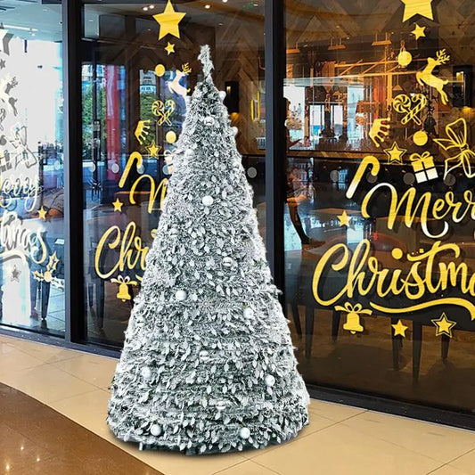 Opvouwbare Kerstboom 150cm Wit – Snel Op te Zetten, Zonder Verlichting