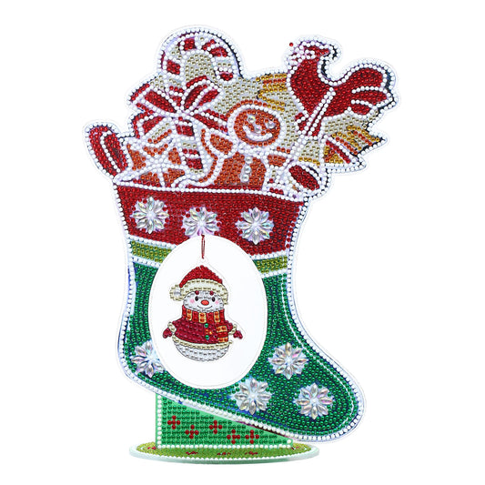 Diamond Painting Tafelornament kerstdecoratie acryl verlichtend kunstwerk - DZ692