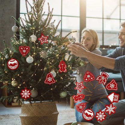 Diamond Painting Kerst Hangers – 10x DIY Kerstboom Ornamenten met Speciale Steentjes | Unieke Kerstdecoratie en Cadeau Idee
