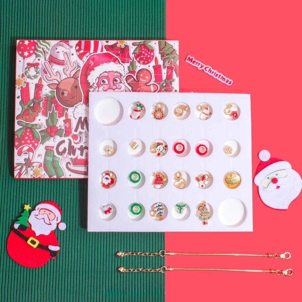Advent kalender met 24 verrassingen – Armband en sieraden cadeaubox