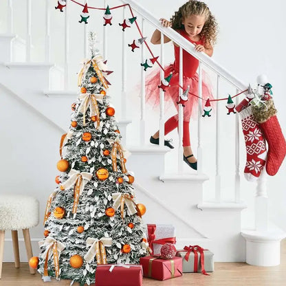 Opvouwbare Kerstboom 150cm met Versiering – Compact & Eenvoudig op te zetten