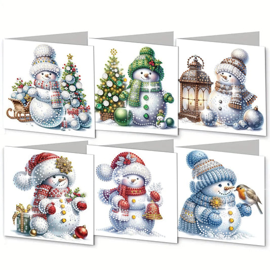 Diamond painting de luxe 40x50 cm - Sneeuwpop 1 Diamond painting de luxe 40x50 cm - Sneeuwpop 1