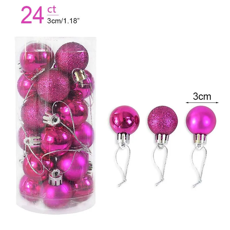 Kerstballen set glanzend en mat voor feestelijke boomdecoratie