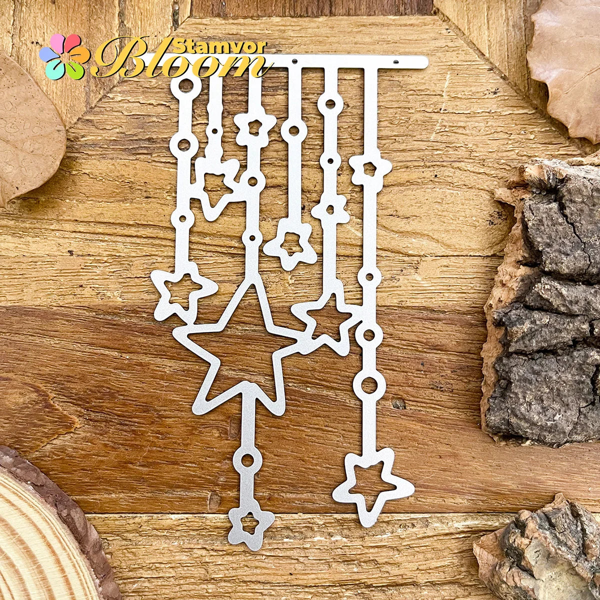 Snijmal Lovely Stars Rand voor Scrapbooking en Kaartdecoratie