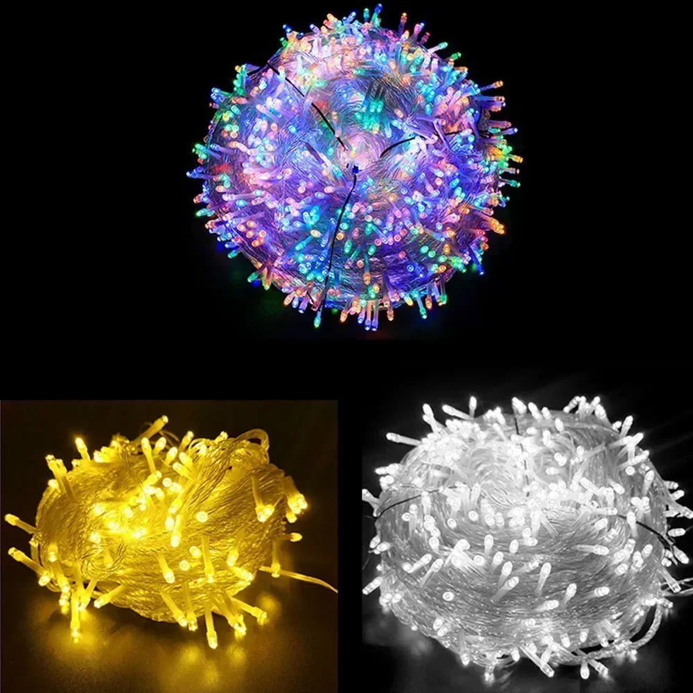 Led Kerstboom verlichting buiten 10M/20M – Waterdichte sfeerverlichting voor feest en tuin