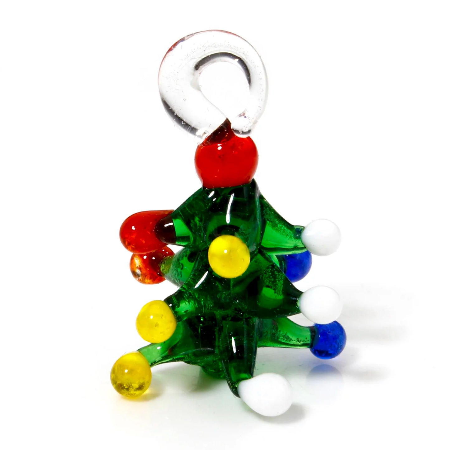 Kerst Hanger – Groen Glazen 3D Kerstboompje als Unieke Sieraad of Decoratie
