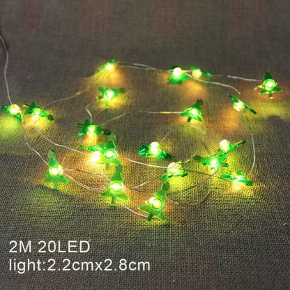 Verlichte Kerst slinger met Kerstman en Sneeuwpop LED lichtsnoer voor feestelijke decoratie