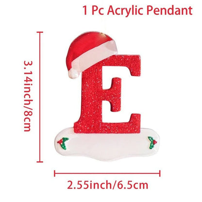 Kersthanger acryl letter decoratie Merry Christmas voor kerstboom