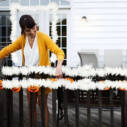 Kerst Guirlande 2 tot 20 meter Zwarte Glimmende Lint Guirlande Decoratie