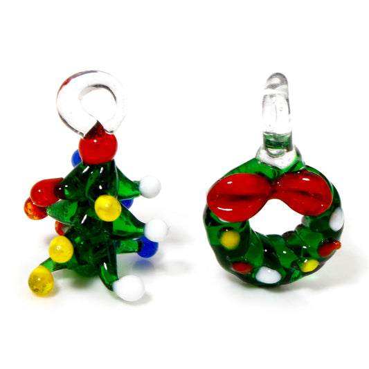 Kerst Hanger – Groen Glazen 3D Kerstboompje als Unieke Sieraad of Decoratie