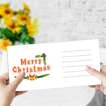 Diamond Painting Kerstkaarten set – 6 stuks creatieve kerstkaarten maken - HK073