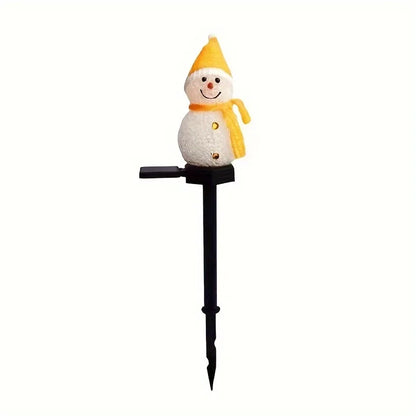 Solar Kerstverlichting Sneeuwpop – Tuinlamp op Zonne-energie IP44 Waterproof