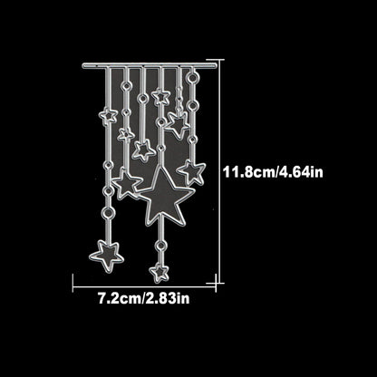 Snijmal Lovely Stars Rand voor Scrapbooking en Kaartdecoratie