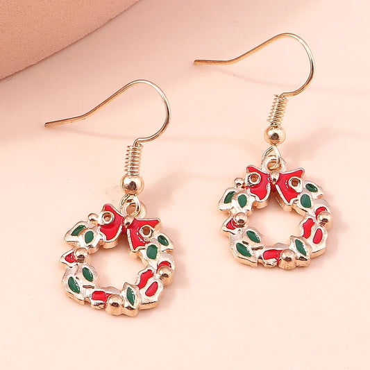 Kerst Oorbellen – Feestelijke oorbellen met Kerst design voor Dames - 024