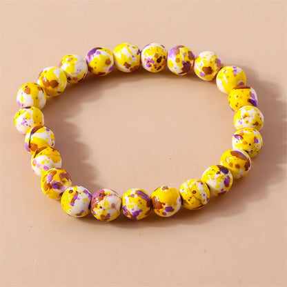 Kerst armband met kralen, rendier en kerstboom bedels voor dames