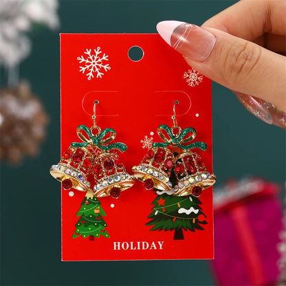 Kerst oorbellen met speelse belletjes en fonkelende details – diverse varianten