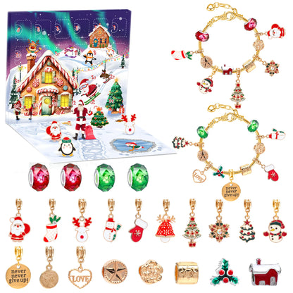 Advent kalender met 24 verrassingen – Armband en sieraden cadeaubox