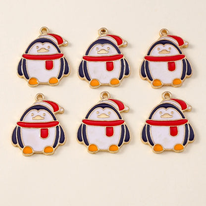 Kersthanger voor ketting of armband – set van 20 vrolijke kerstbedels