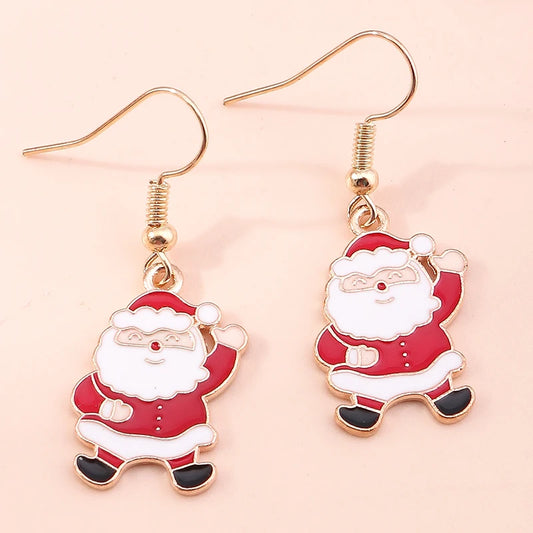 Kerst Oorbellen – Feestelijke oorbellen met Kerst design voor Dames - 041