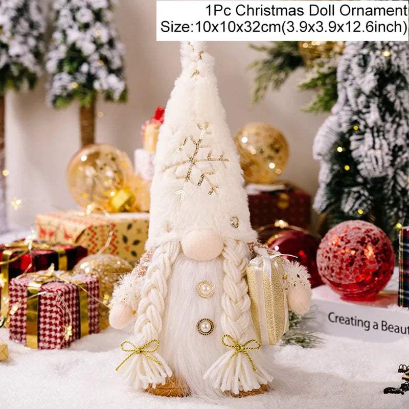 Kerst pop met muts – vrolijke Scandinavische kerstdecoratie voor thuis