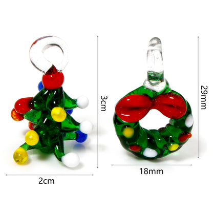 Kerst Hanger – Groen Glazen 3D Kerstboompje als Unieke Sieraad of Decoratie