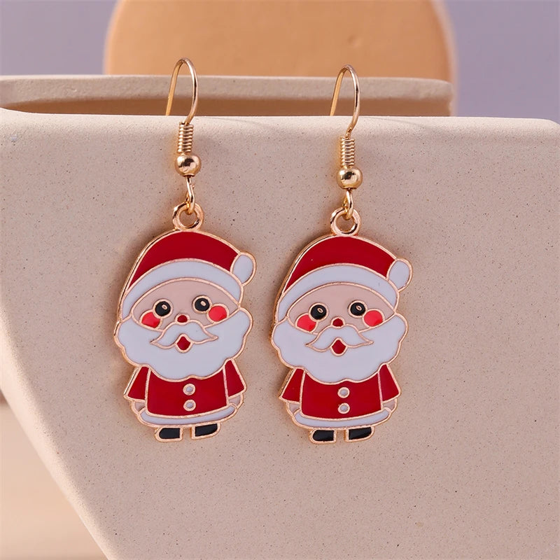 Kerst Oorbellen – Feestelijke oorbellen met Kerst design voor Dames - 008