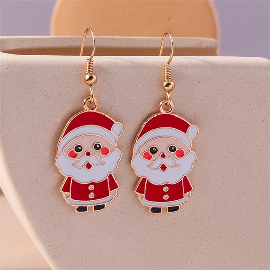 Kerst Oorbellen – Feestelijke oorbellen met Kerst design voor Dames - 008