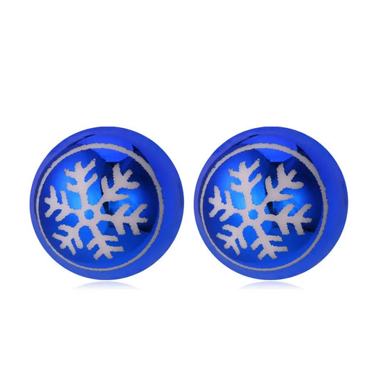 Kerst Oorbellen Sneeuwvlok – Hypoallergene Winterse Studs voor Vrouwen