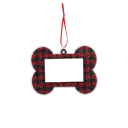 Diamond Painting Kersthangers fotolijst kerstdecoratie set 4 stuks - SDZ005