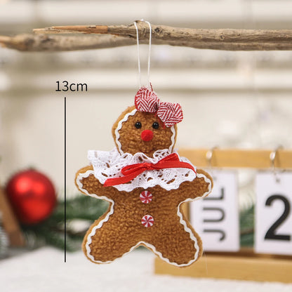 Kerst pop lange benen – schattige gingerbread hanger voor feestelijke decoratie