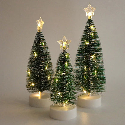 Kerst lamp mini verlichte kerstbomen met LED lichtjes – sfeervolle decoratie voor thuis en feest