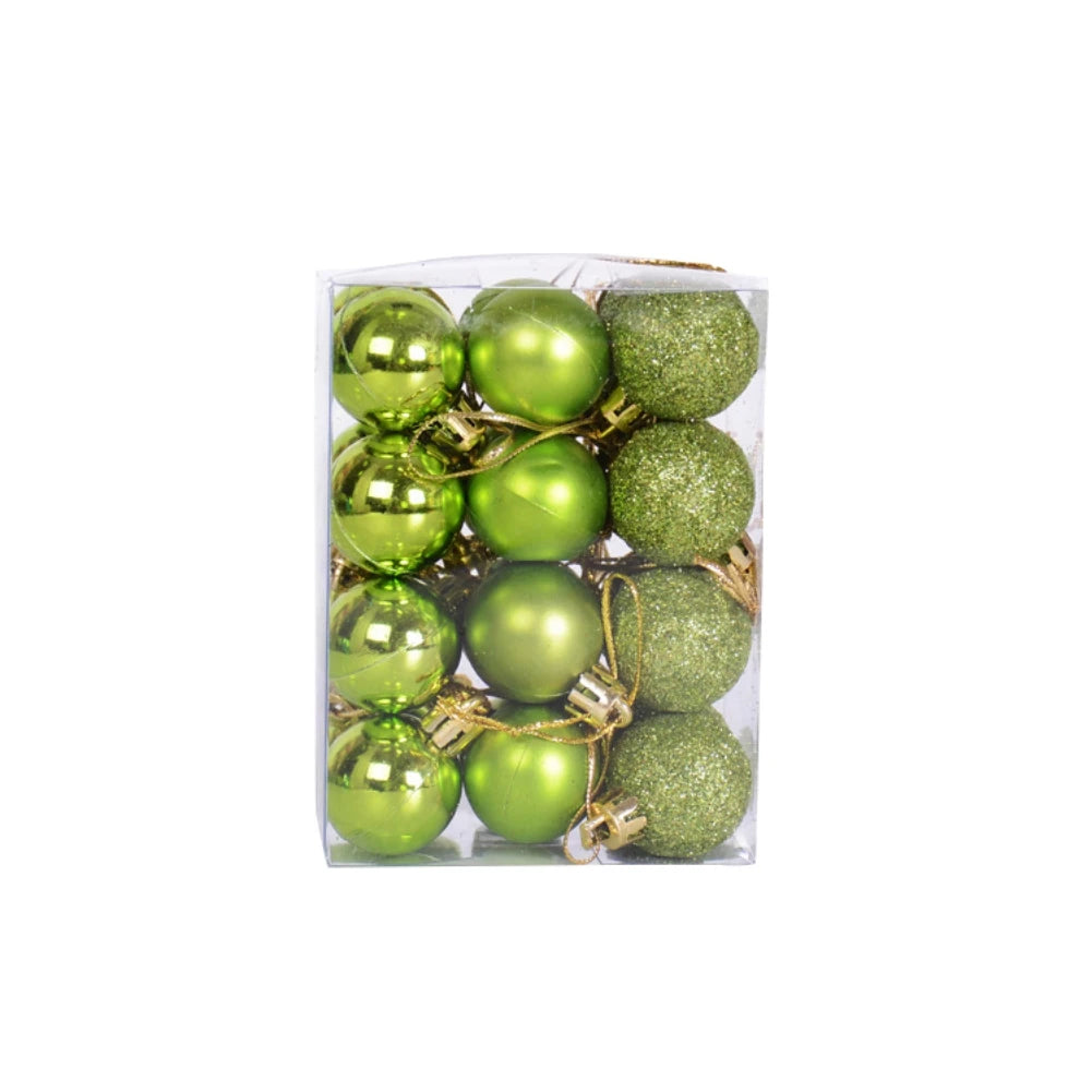 Kerstballen set 24 stuks – Luxe kerstboomversiering in rood en goud