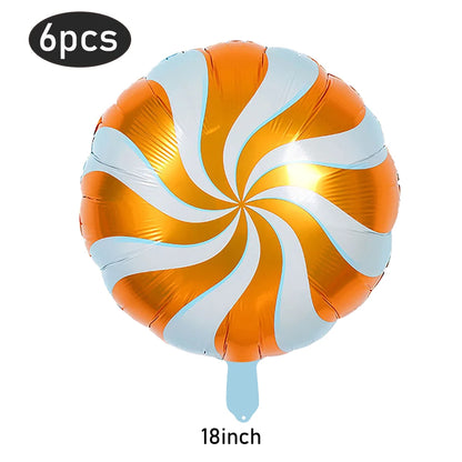 Opblaasbare kerst snoepstok en lolly folieballonnen set – feestdecoratie