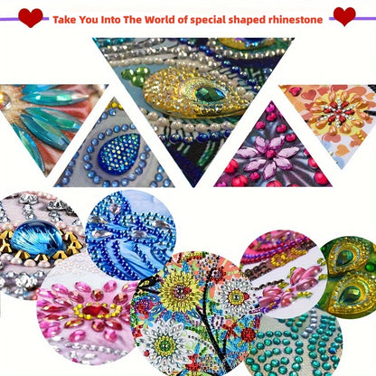 Diamond Painting Kerstkaarten Set – 6 Stuks