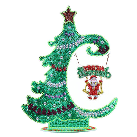 Diamond Painting Tafelornament kerstdecoratie acryl verlichtend kunstwerk - DZ693