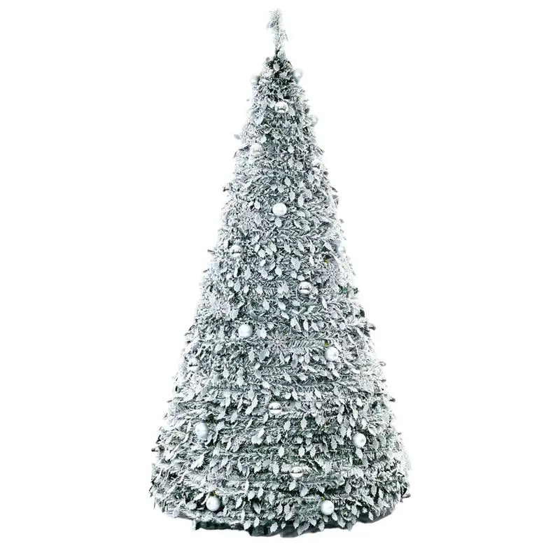 Opvouwbare Kerstboom 150cm Wit – Snel Op te Zetten, Zonder Verlichting