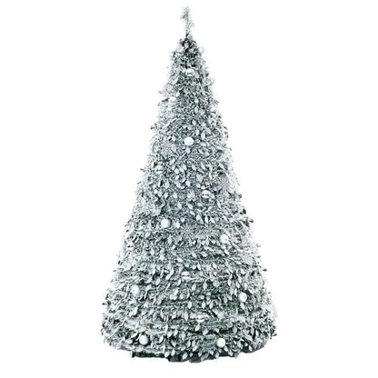 Opvouwbare Kerstboom 150cm Wit – Snel Op te Zetten, Zonder Verlichting