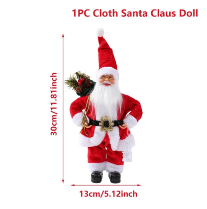 Kerst pop Kerstman kerstdecoratie ornament voor thuis en cadeau