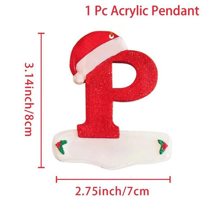 Kersthanger acryl letter decoratie Merry Christmas voor kerstboom
