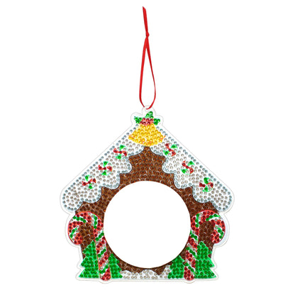 Diamond Painting Kersthangers fotolijst kerstdecoratie set 4 stuks - SDZ004