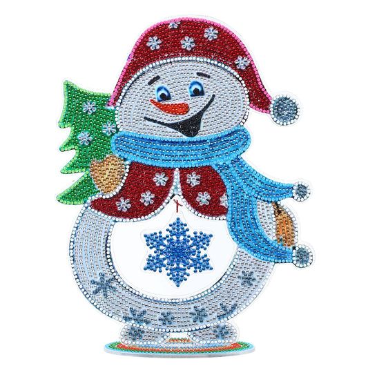 Diamond Painting Tafelornament kerstdecoratie acryl verlichtend kunstwerk - DZ694