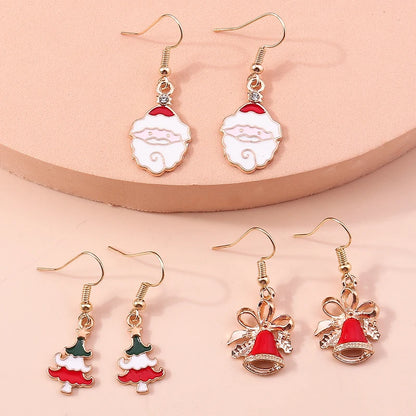 Kerst Oorbellen – Feestelijke oorbellen met Kerst design voor Dames - 040