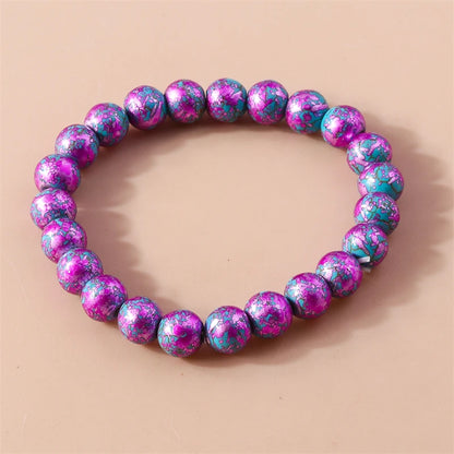 Kerst armband met kralen, rendier en kerstboom bedels voor dames