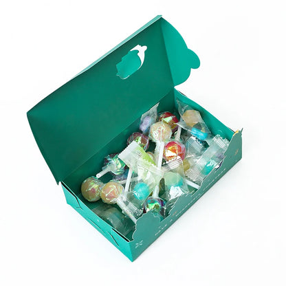 Kerst cadeauverpakking cartoon snoepdoosjes voor feest en lekkernijen