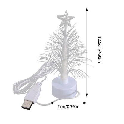 Kerst lamp mini LED kerstboom met kleurverandering en USB aansluiting