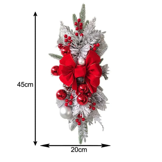 Kerst krans decoratieve guirlande voor deur, raam en muur