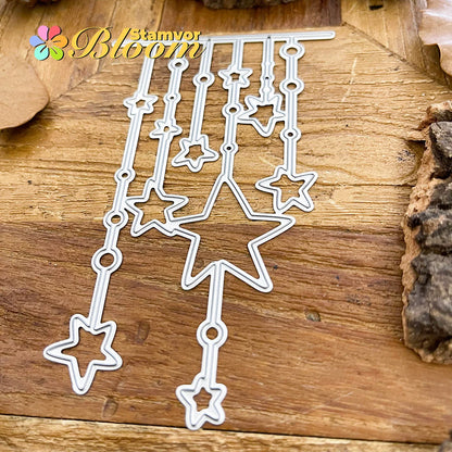 Snijmal Lovely Stars Rand voor Scrapbooking en Kaartdecoratie