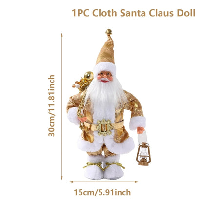 Kerst pop Kerstman decoratie voor huis en feestelijke sfeer