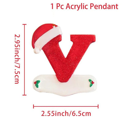 Kersthanger acryl letter decoratie Merry Christmas voor kerstboom