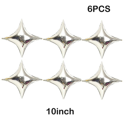 Opblaasbaar Kerst ornament snoepstok en ster decoratie in rood en groen